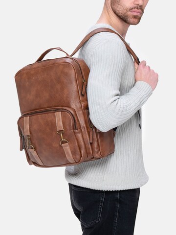 Herling Rucksack 'Vesper' in Braun