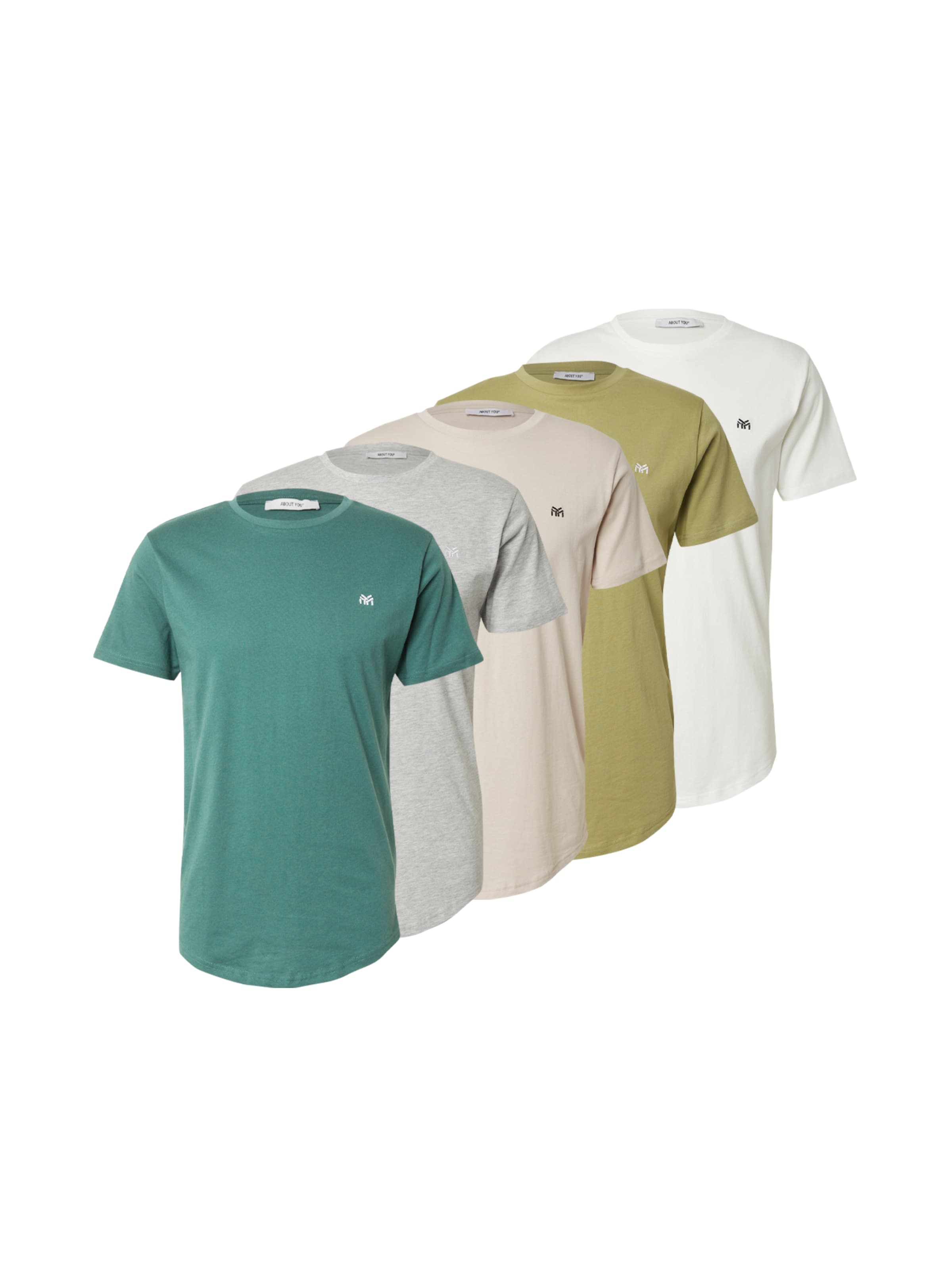 ABOUT YOU T-Shirt 'Dorian' in Beige: Vorderseite