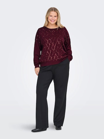 ONLY Carmakoma Свитер 'CARHALIFAX' в Красный