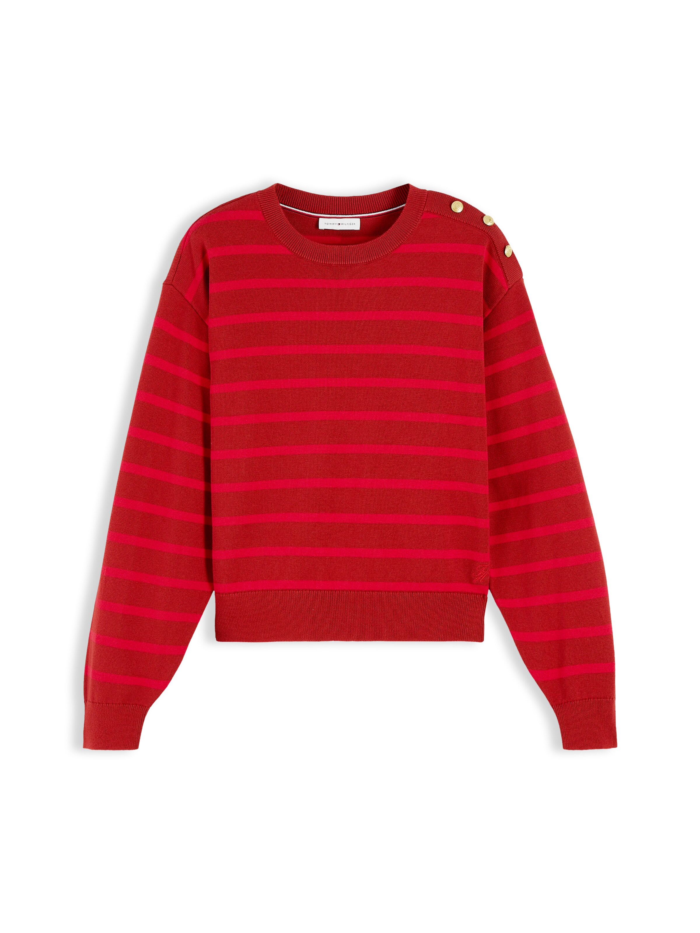 TOMMY HILFIGER Pulover | rdeča barva: sprednja stran