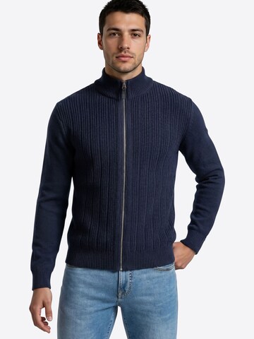 PIERRE CARDIN Gebreid vest in Blauw: voorkant