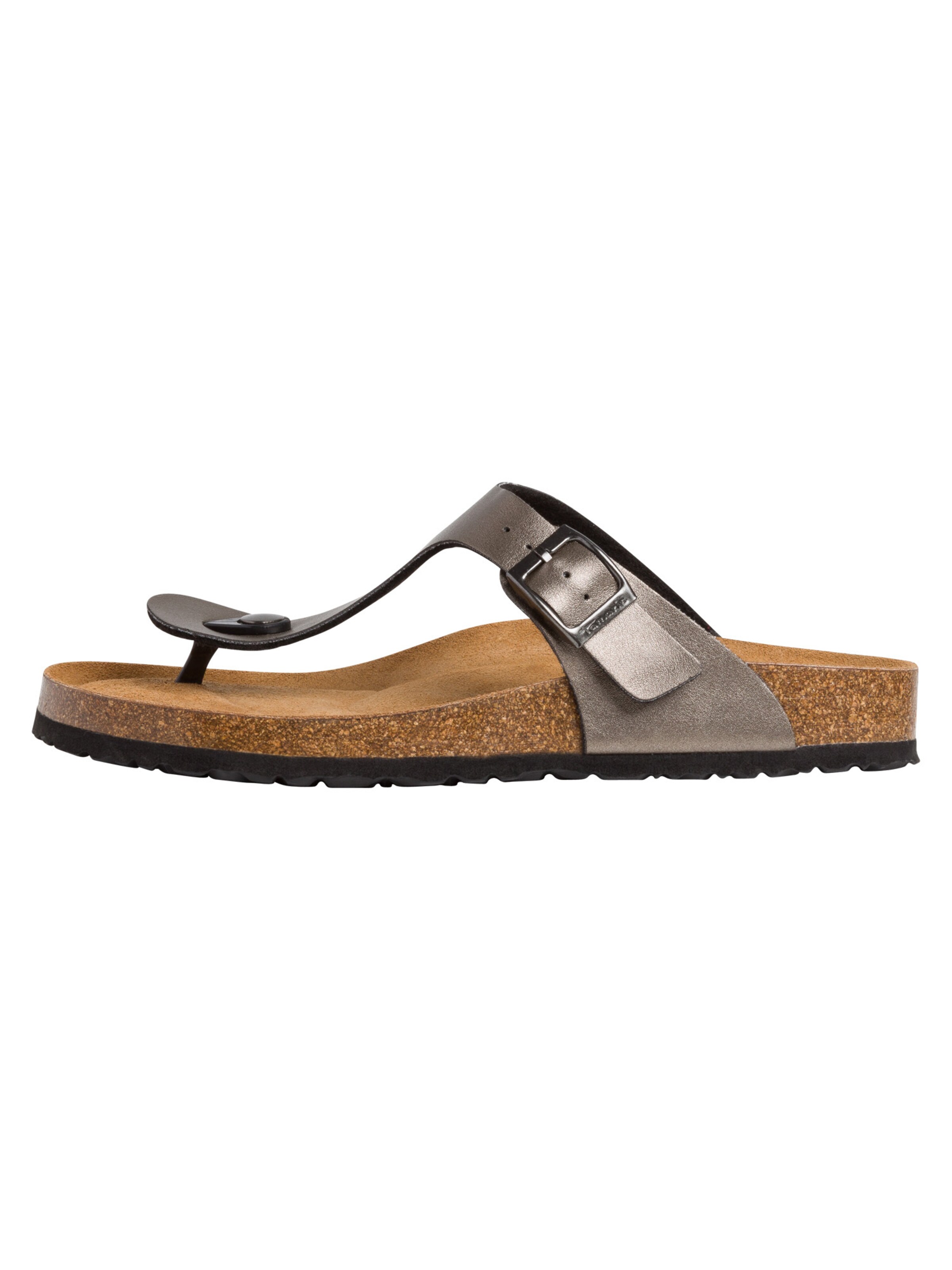 Tamaris T-bar sandals in Grey
