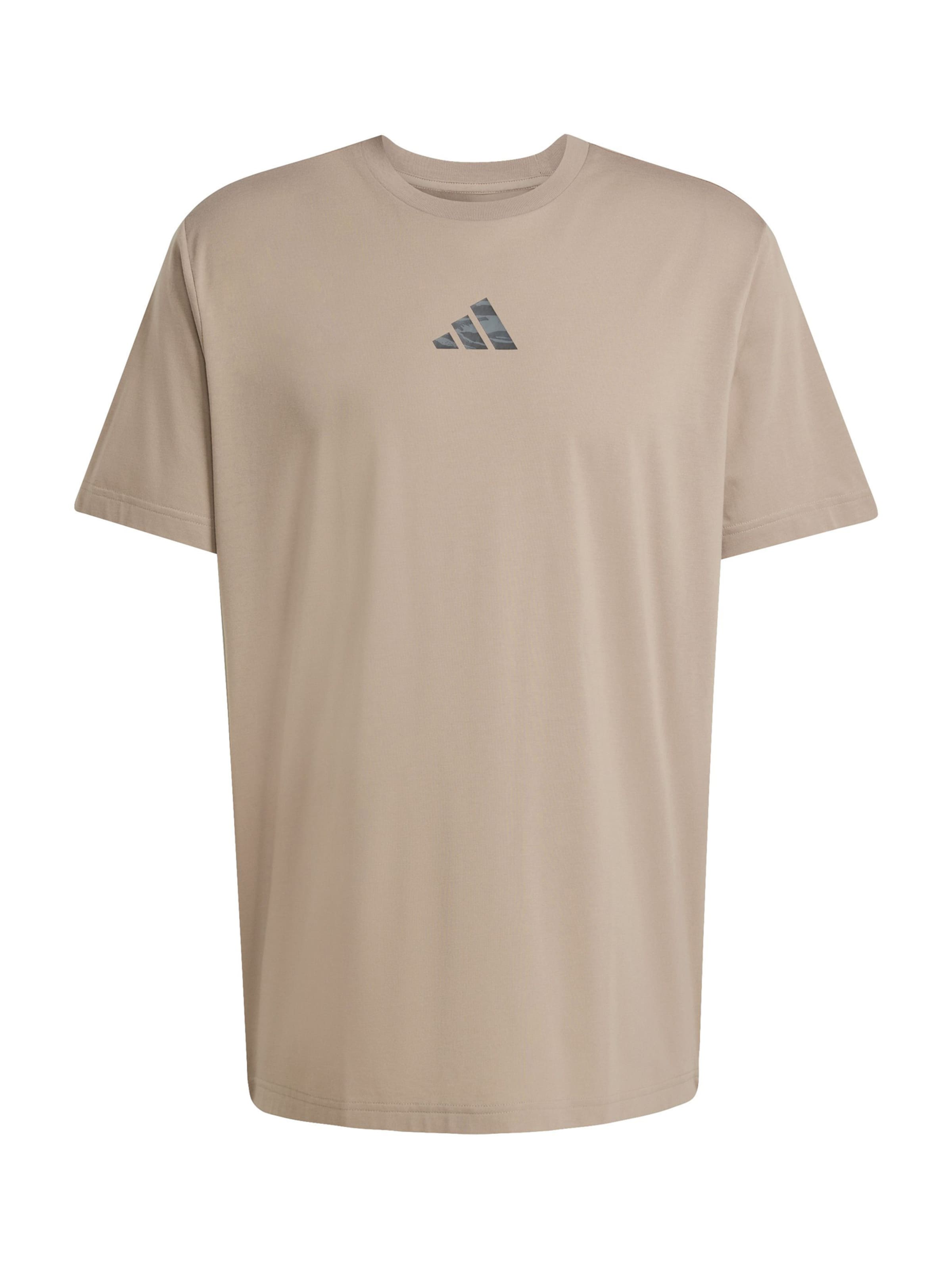 ADIDAS PERFORMANCE Toiminnallinen paita värissä beige: etupuoli