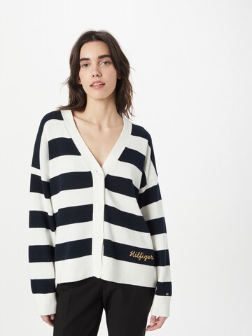 TOMMY HILFIGER Knit cardigan in Blue: front