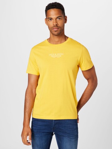 JACK & JONES - Camiseta 'ARCHIE' en amarillo: frente