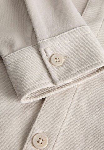 JACK & JONES Zip-Up Hoodie 'JJEWILLIAM' in Beige
