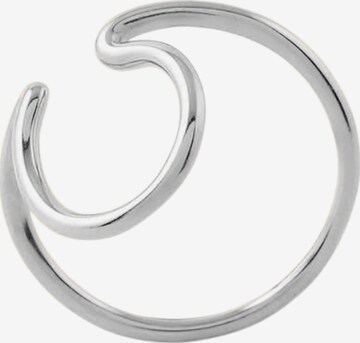 Boucles d'oreilles 'Ear cuff Lou G/S' YParis en argent : devant