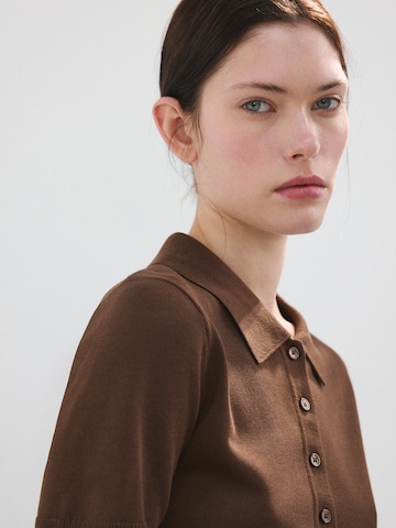 MANGO Pullover 'TENCYP' in Braun