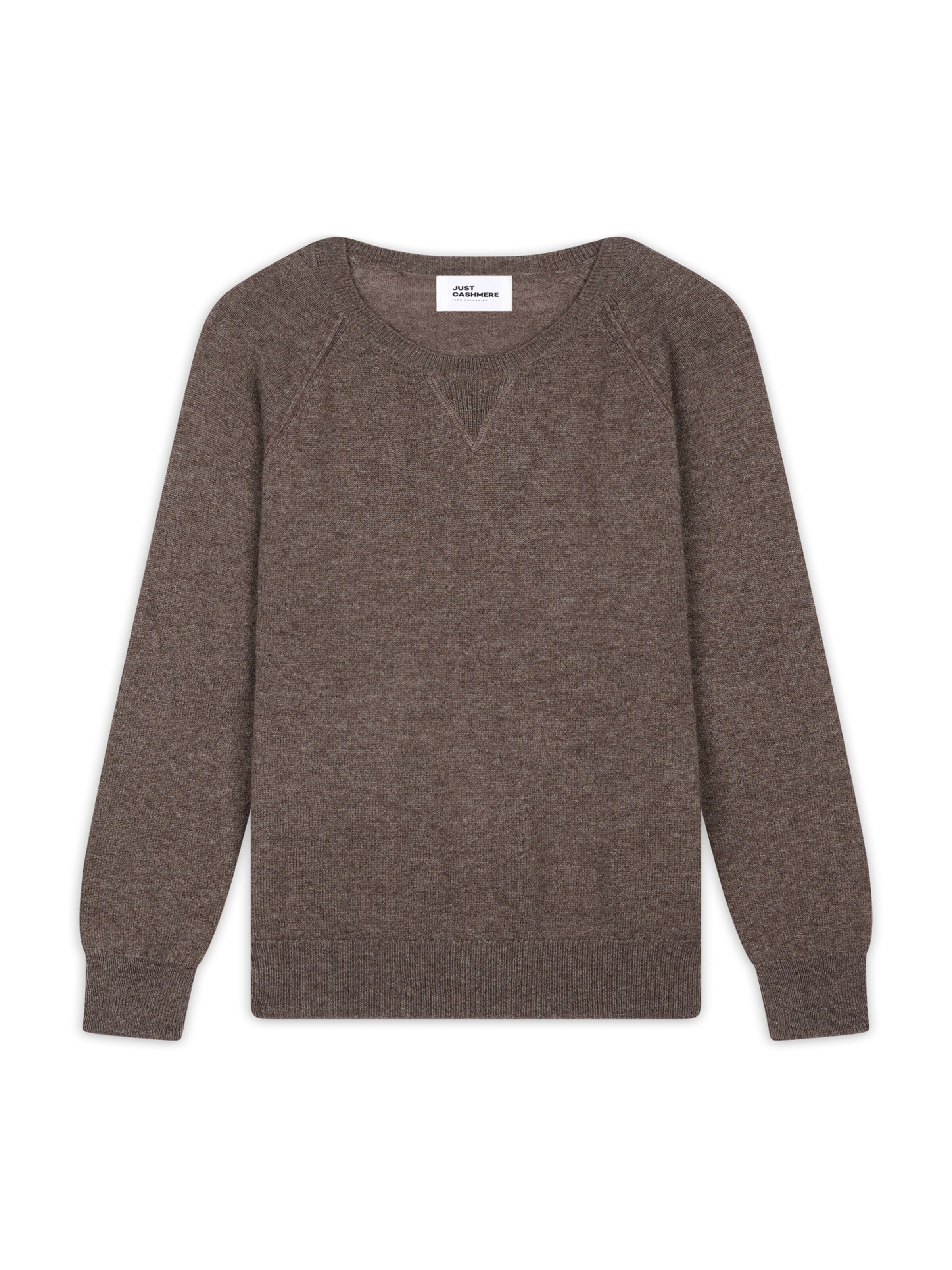 Pulover 'Helen' de la JUST CASHMERE pe gri: față