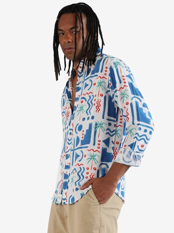 Campus Sutra Regular fit Button Up Shirt 'Kaleb' in Mixed colours