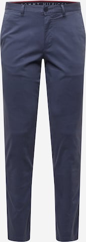 Pantalon chino TOMMY HILFIGER en bleu : devant