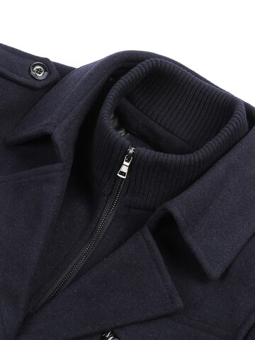 ALLTHEMEN Winterjas 'Morgenkühle' in Blauw
