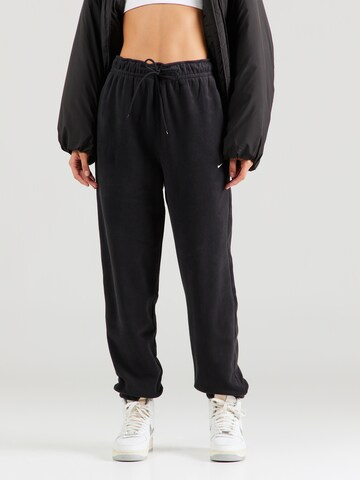 NIKE Tapered Sportbroek 'ONE' in Zwart: voorkant