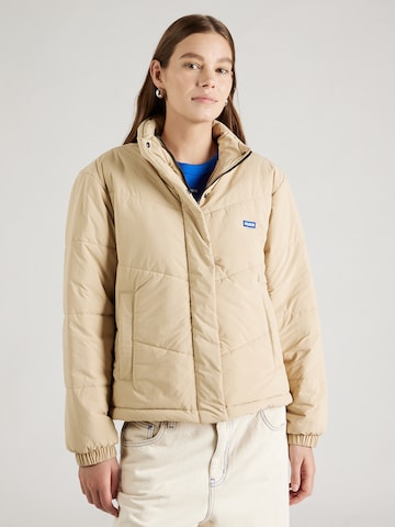 Veste mi-saison 'Falina-1_B' HUGO Blue en beige : devant