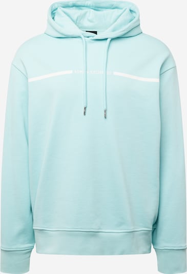 ARMANI EXCHANGE Sweatshirt in de kleur Turquoise / Wit, Productweergave