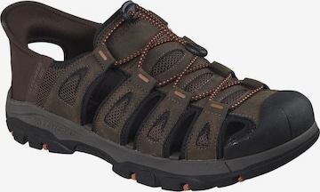 SKECHERS Trekking sandal 'Norvick' in Brown: front