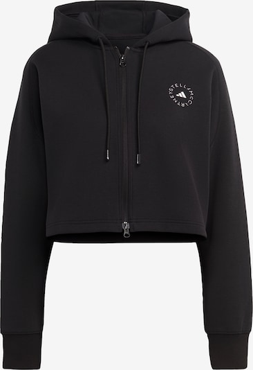 Sportinis džemperis iš ADIDAS BY STELLA MCCARTNEY, spalva – juoda / balta, Prekių apžvalga