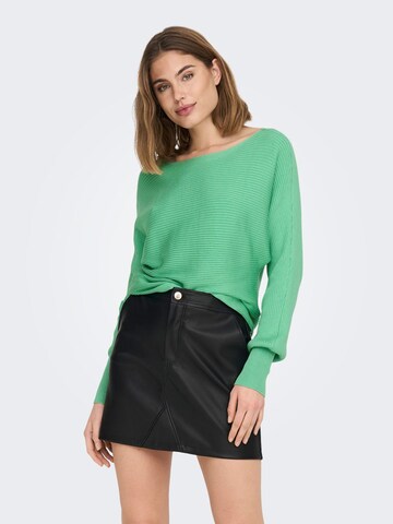 Pull-over ONLY en vert : devant