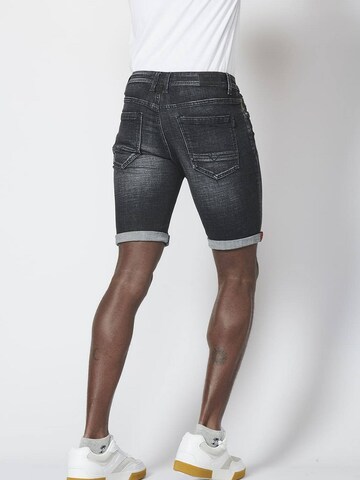 KOROSHI Slimfit Shorts in Schwarz