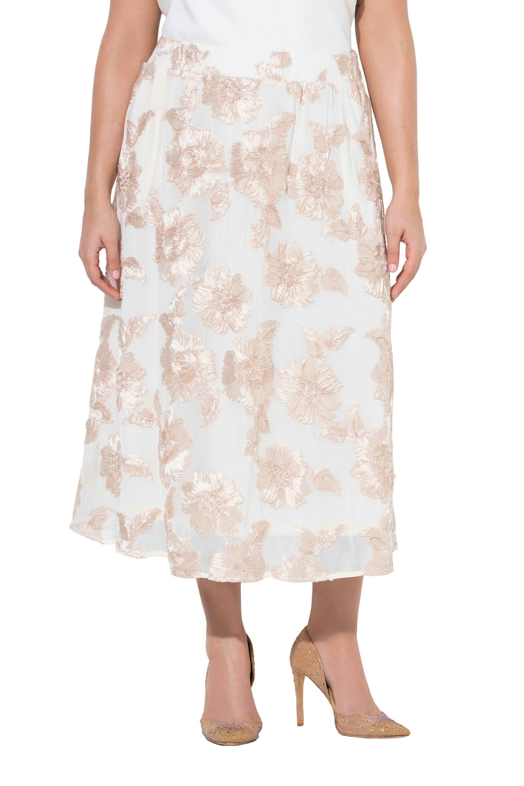 Ulla Popken Skirt in White: front