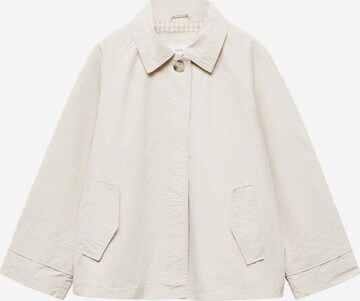 MANGO KIDS Übergangsjacke in Beige: predná strana