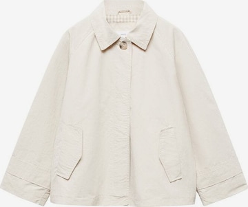 MANGO KIDS Übergangsjacke in Beige: predná strana