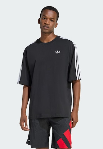 T-Shirt 'Adicolor' ADIDAS ORIGINALS en noir : devant
