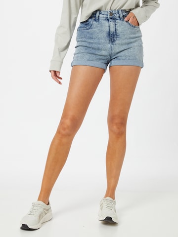 Urban Classics Skinny Shorts in Blau: predná strana