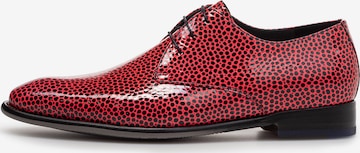 Floris van Bommel Schnürschuh 'De Stapper 20' in Rot: Vorderseite