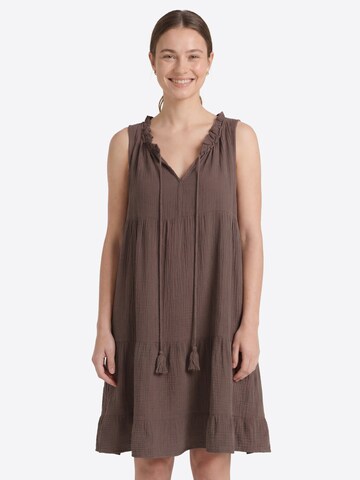 Robe d’été 'Buki' Seasons of April en marron : devant