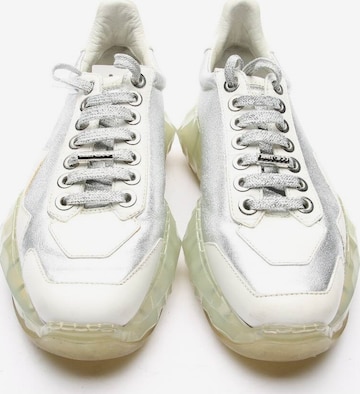 JIMMY CHOO Turnschuhe / Sneaker 38,5 in Silber