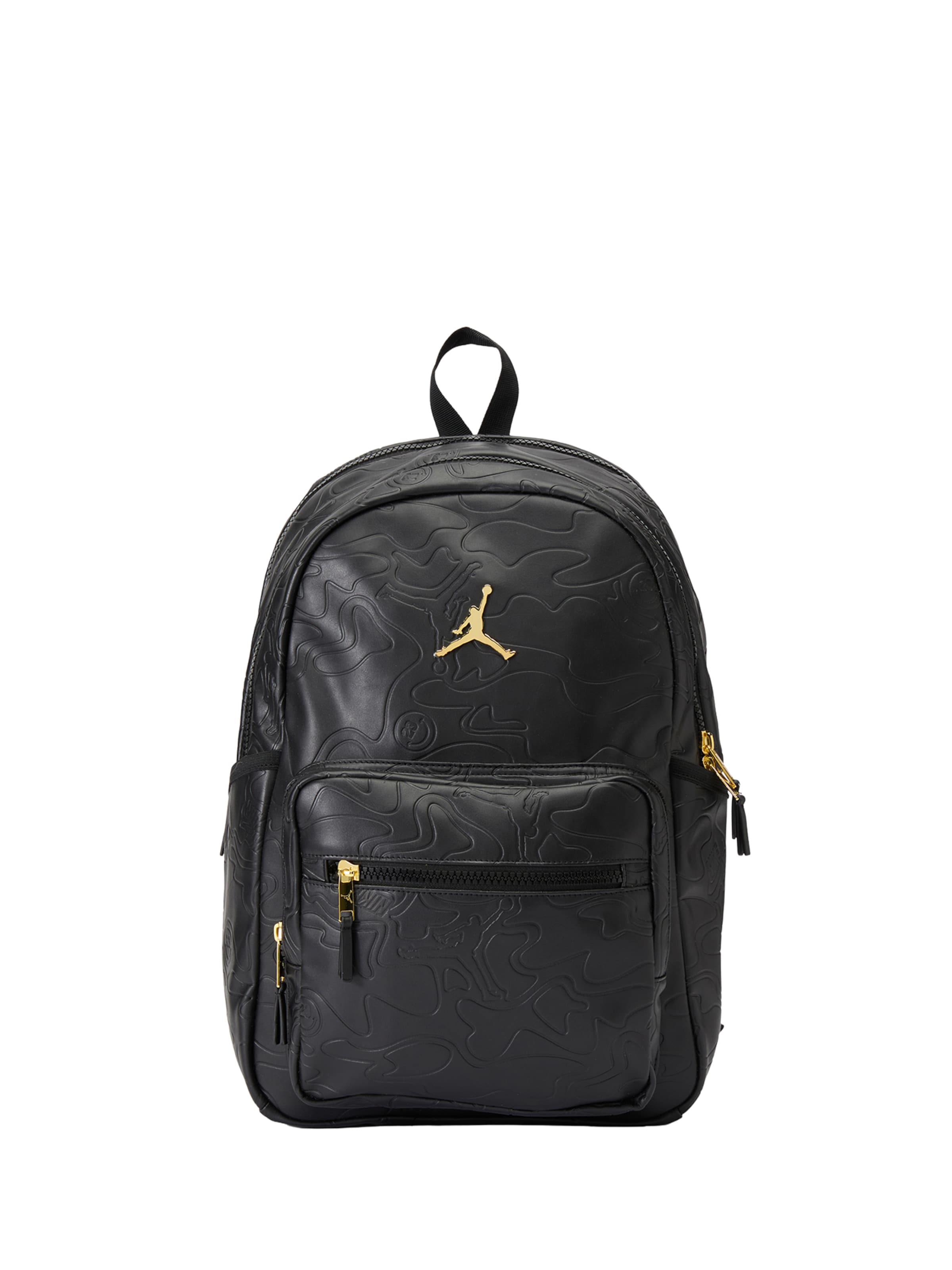 Jordan Рюкзак 'TOPOGRAPHIC BOROUGH' в Черный: спереди