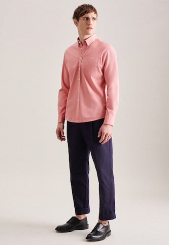 SEIDENSTICKER Regular fit Overhemd in Roze