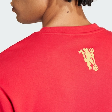 ADIDAS PERFORMANCE Sweatshirt  ' Manchester United Cultural Story' in Rot