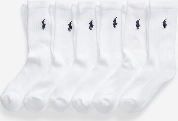 Polo Ralph Lauren Socks in White: front