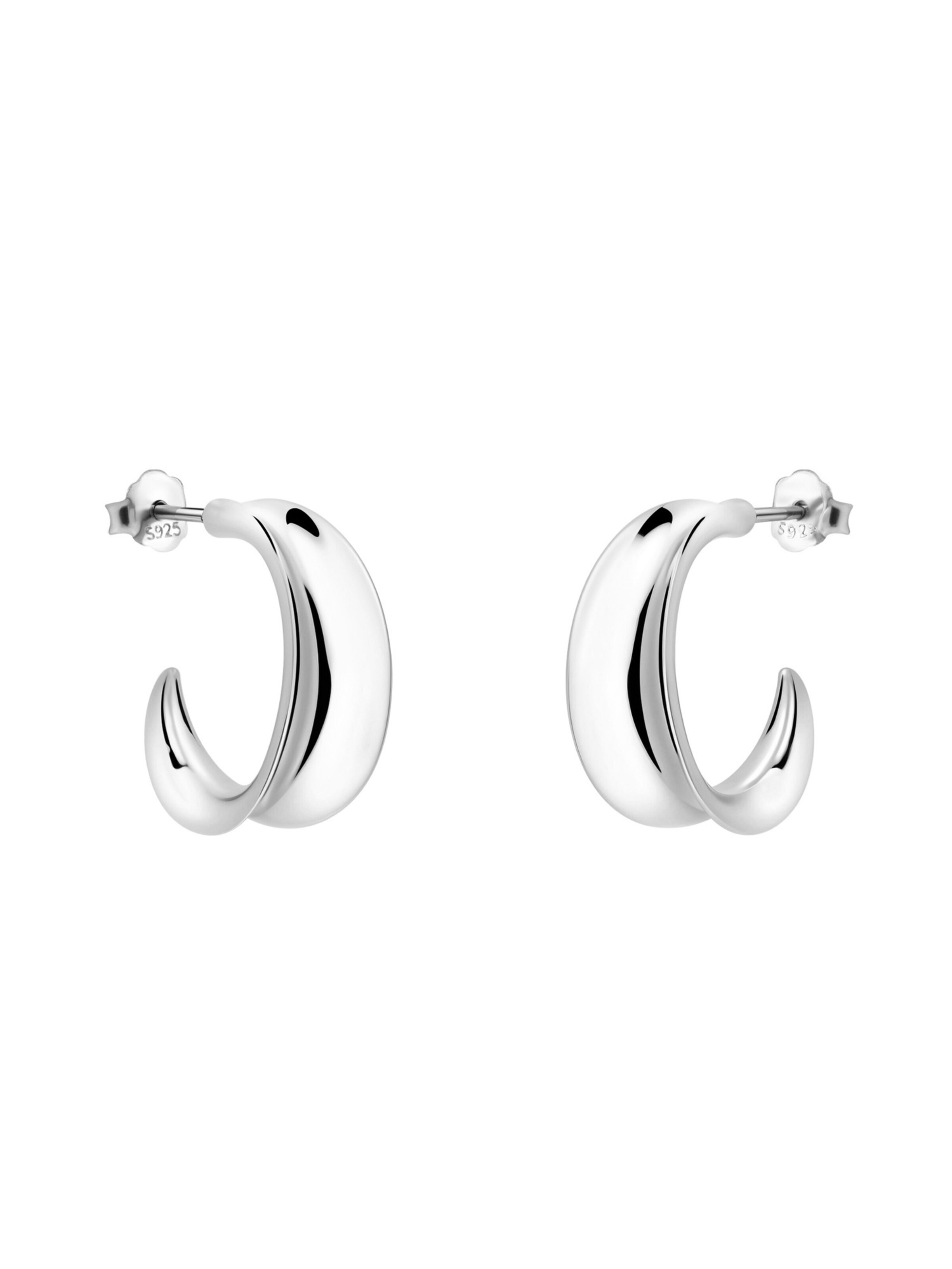 Sofia Milani Ohrringe‌‌‌‌ in Silber: Vorderseite