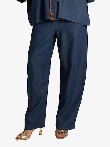 Dixie Wide Leg Hose in Blau: Vorderseite