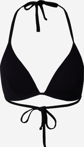 ESPRIT Triangle Bikini Top in Black: front