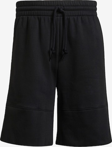 ADIDAS PERFORMANCE Loose fit Workout Pants in Black: front