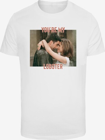 ABSOLUTE CULT T-Shirt 'Friends - You're My Lobster' in Weiß: predná strana
