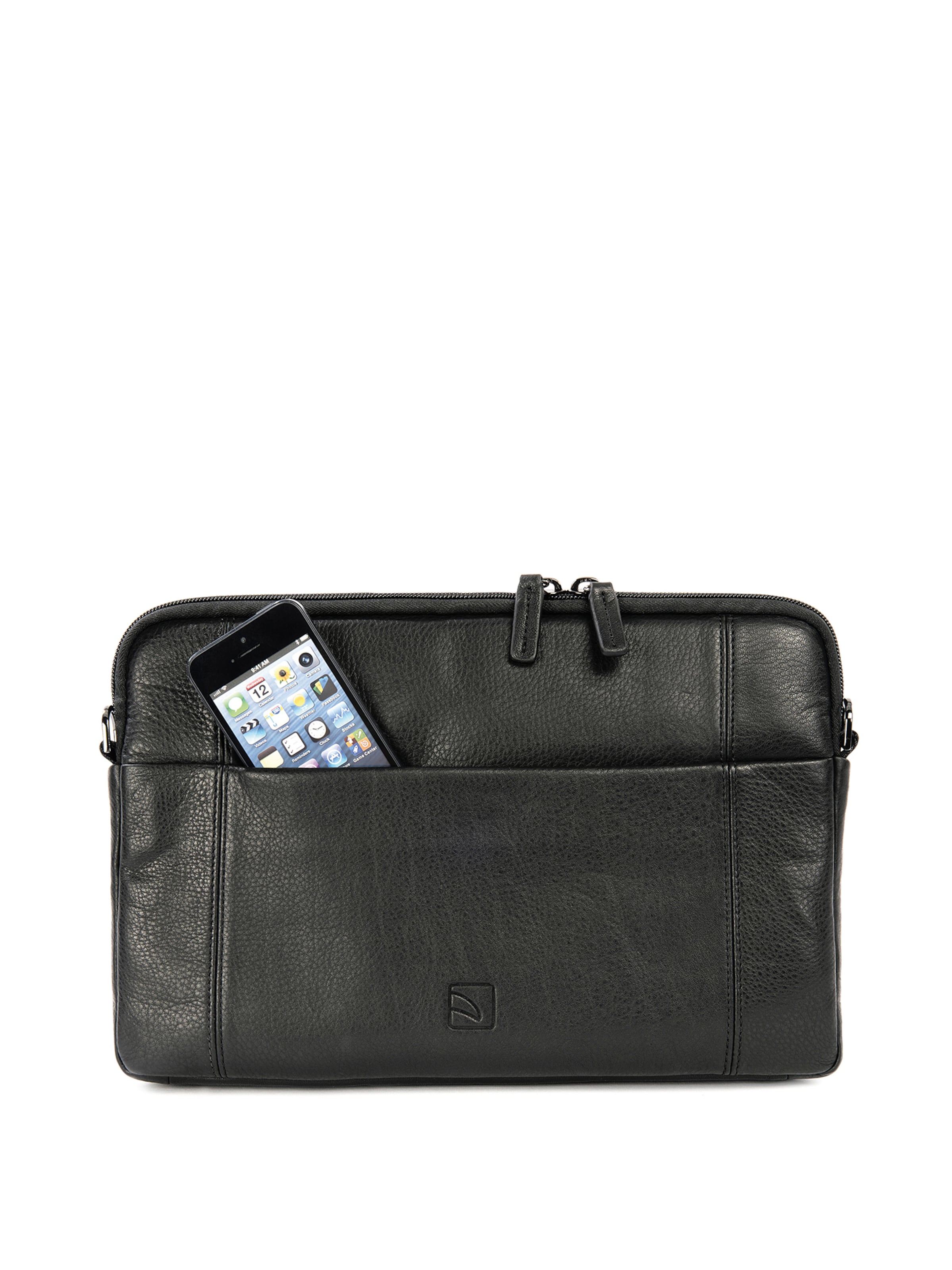 Borsa portadocumenti di TUCANO in nero: frontale