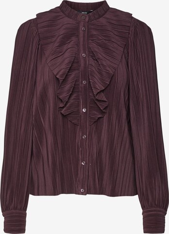 VERO MODA Bluse 'AURORA' i lilla: forside