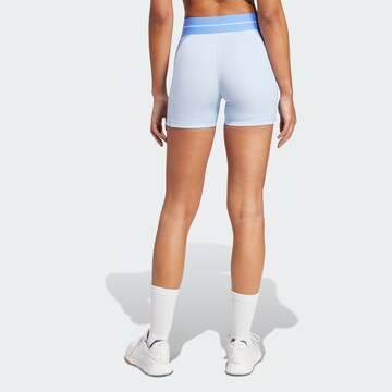 ADIDAS PERFORMANCE Skinny Sports trousers 'Hyperglam' in Blue