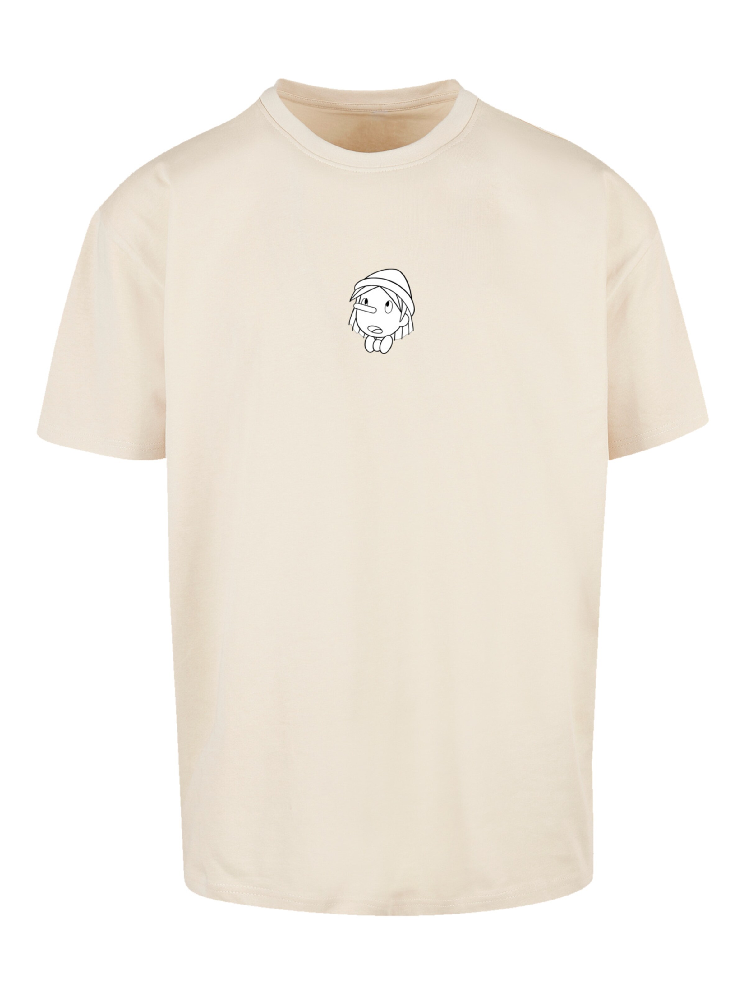 F4NT4STIC Shirt 'Pinocchio Heroes of Childhood' in Beige: Vorderseite
