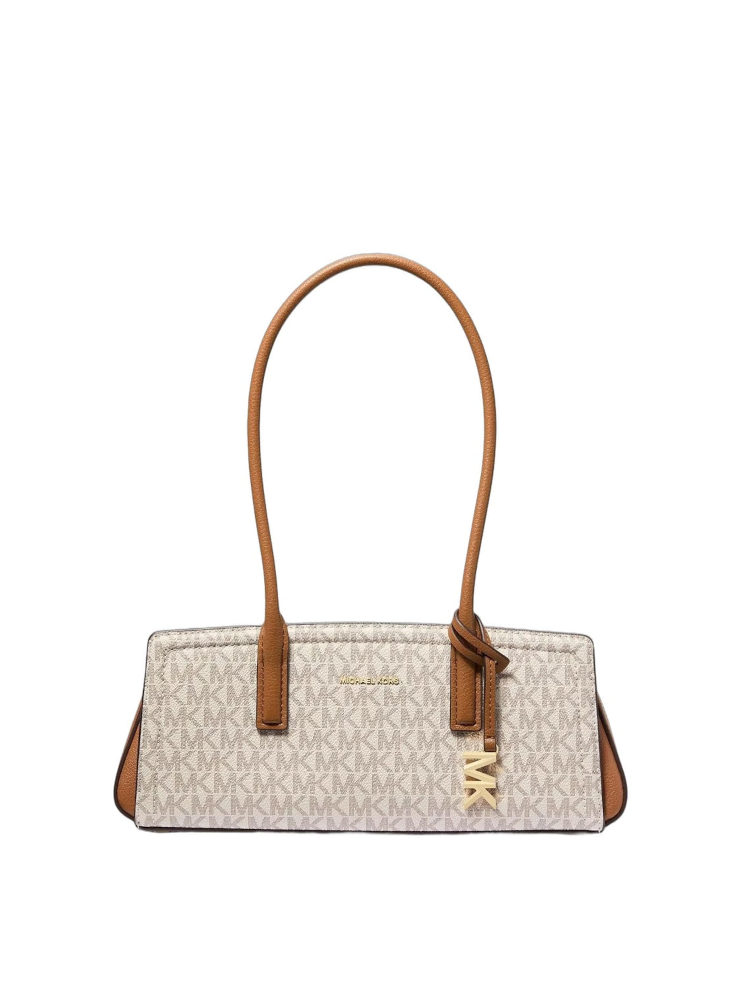 MICHAEL Michael Kors Handväska 'Michael Kors Sac bandoulière Laila Signature Small East West Vanille' i beige: framsida