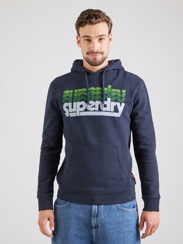 Superdry Sweatshirt i blå: forside