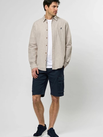 MCS Regular Fit Skjorte 'Pasadena' i beige