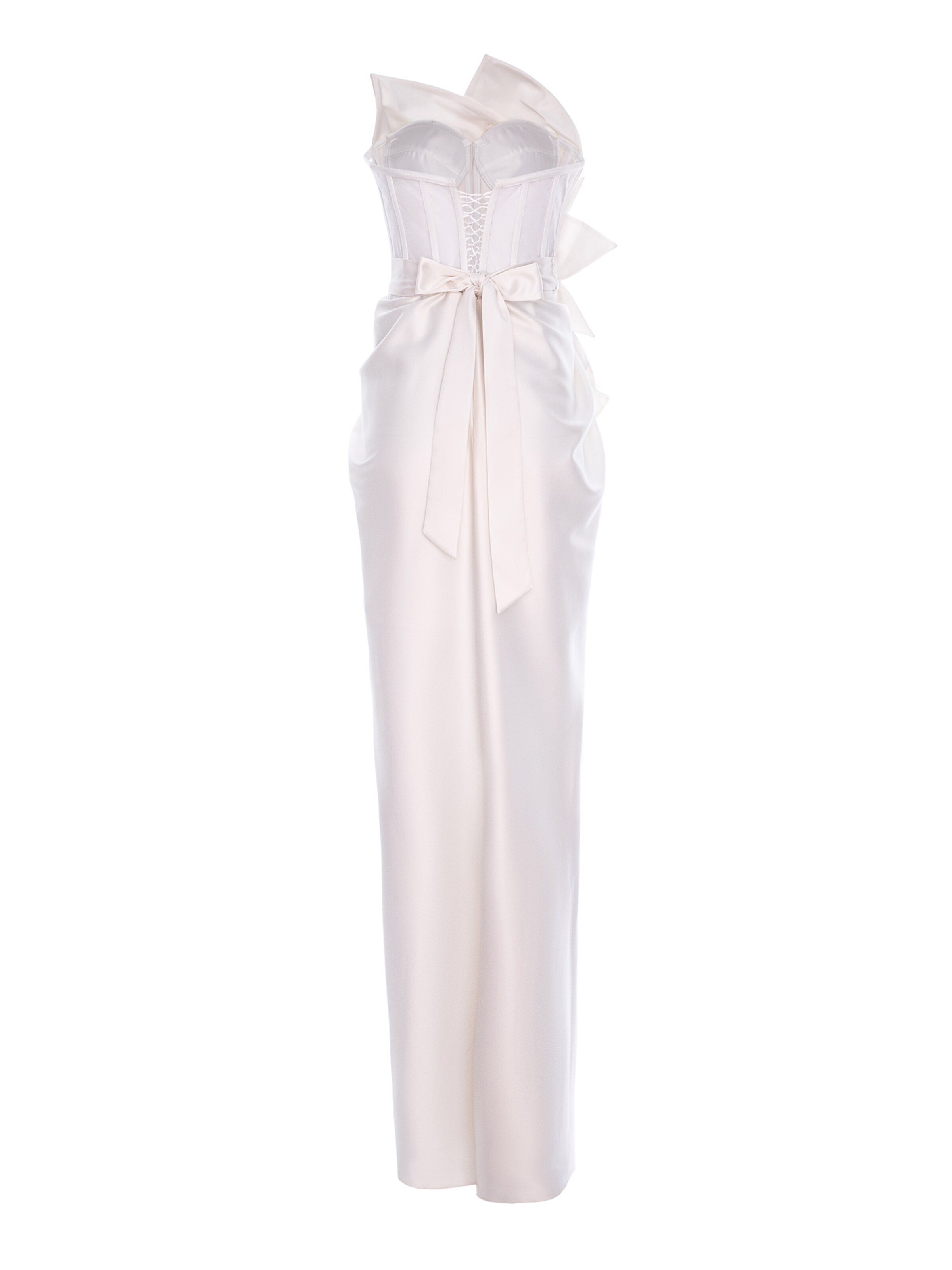 acob a porter Avondjurk in Wit