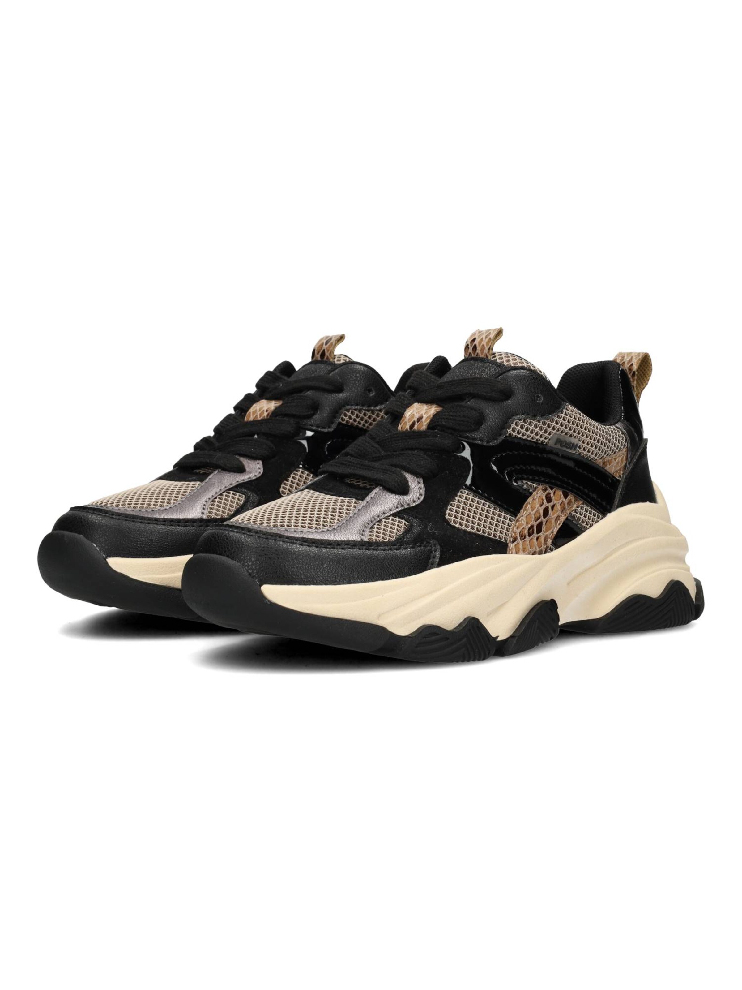 Baskets 'GIGI' POSH by Poelman en noir