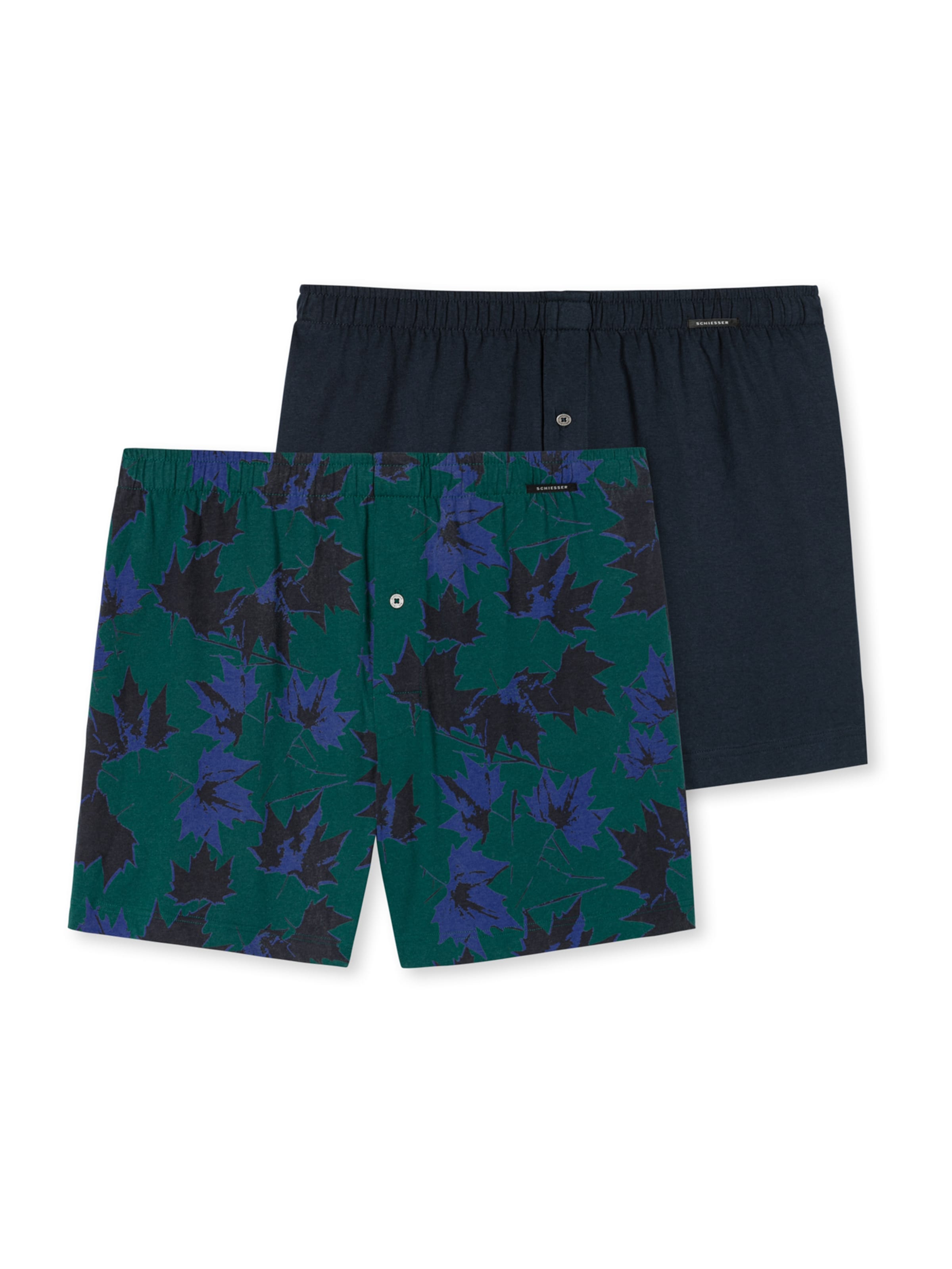 SCHIESSER Bokserki w kolorze zielony: przód